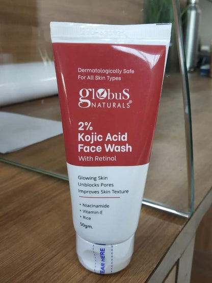Kojic Acid Facewash and Kojic Acid Soap 125 Gm (Combo of Soap & Face Wash)